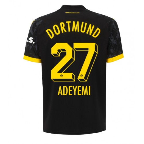 Borussia Dortmund Karim Adeyemi #27 Gostujuci Dres 2023-24 Kratak Rukav